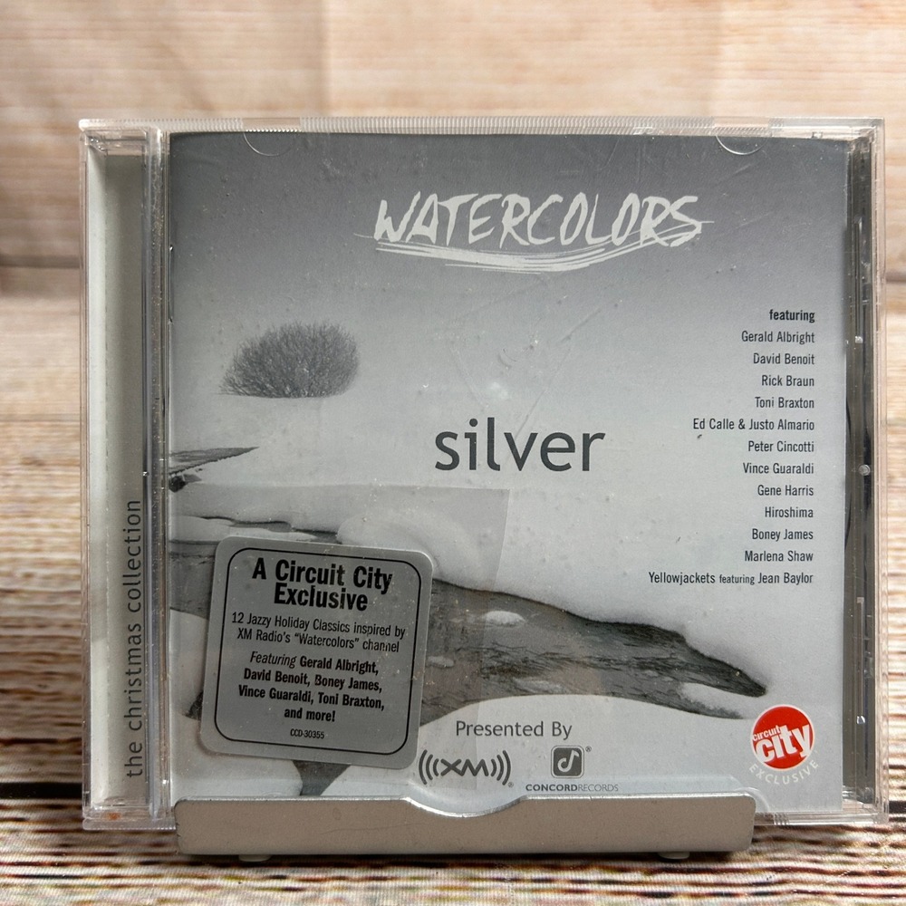 Watercolors Silver The Christmas Collection CD Circuit City Exclusive Jazz 2007